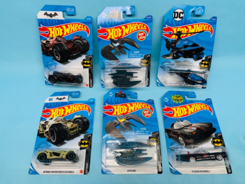 Photo 1 of 278648…6 hot wheels Batman die cast cars in original packages 