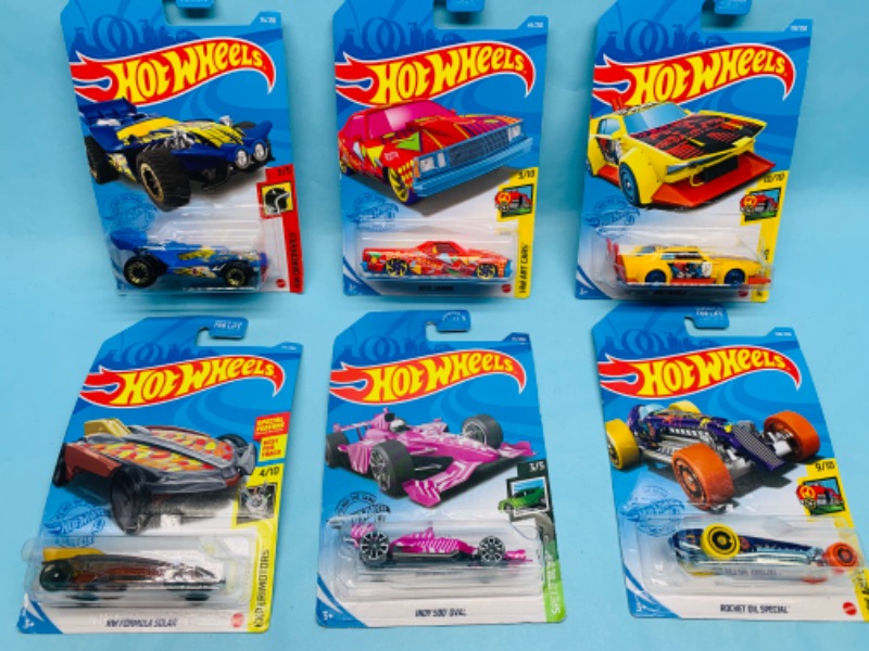 Photo 1 of 278652…6 hot wheels die cast specialty cars in original packages 