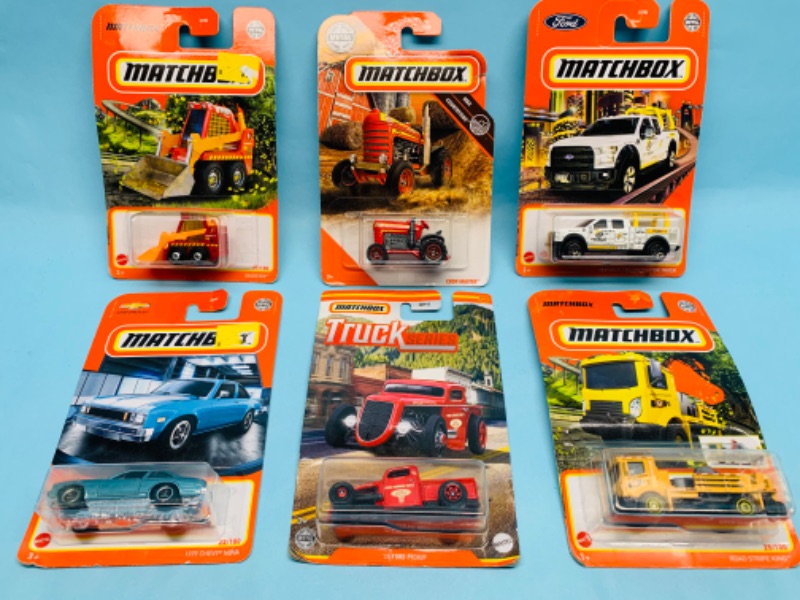 Photo 1 of 278653…6 matchbox die cast cars in original packages 