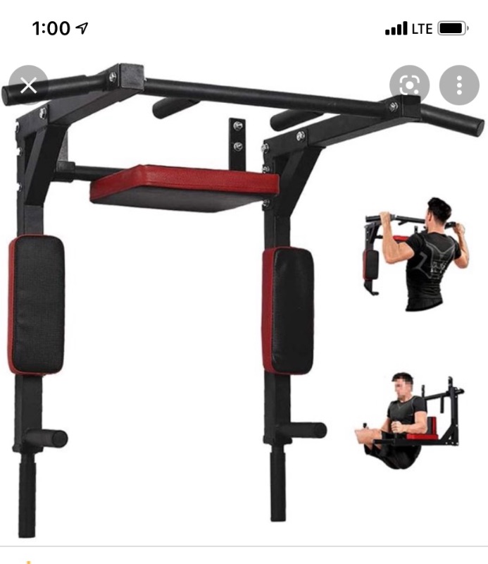 Photo 3 of 278669…multifunctional wall hanging fitness center. Dips, hip flexor, pull ups, heavy bag hanger, and more. New in box 