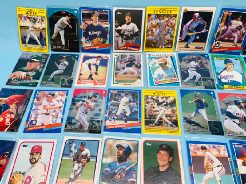 Photo 5 of 278676…60 mixed baseball trading cards in plastic sleeves 