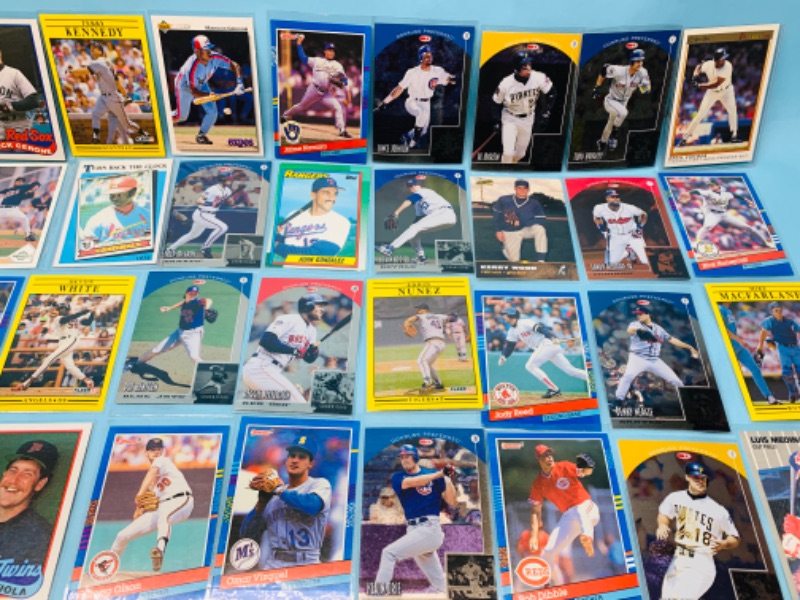 Photo 4 of 278676…60 mixed baseball trading cards in plastic sleeves 