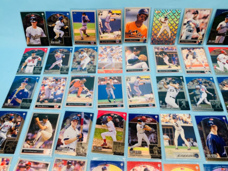 Photo 5 of 278677…60 mixed baseball trading cards in plastic sleeves 