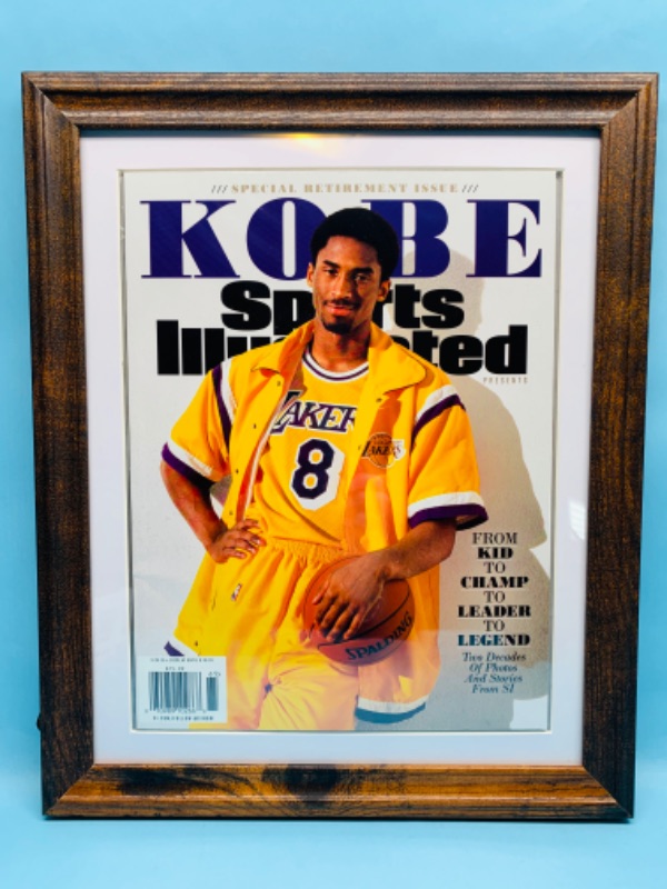 Photo 1 of 278685…framed sports illustrated magazine featuring Kobe Bryant 