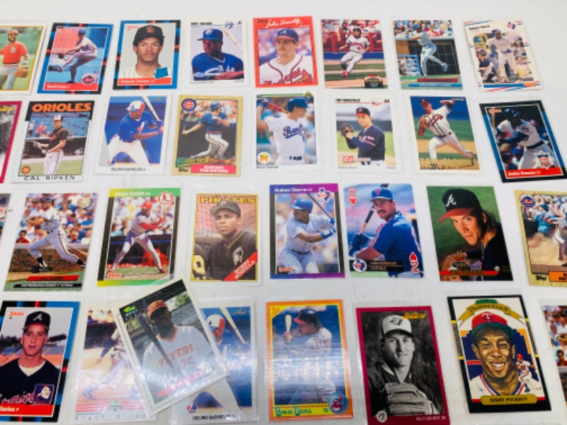 Photo 4 of 278693…74 baseball trading cards in plastic sleeves 