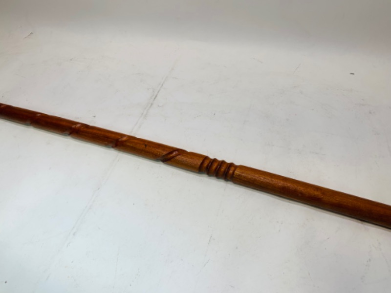 Photo 1 of 278695… 55 inch wood carved walking stick 