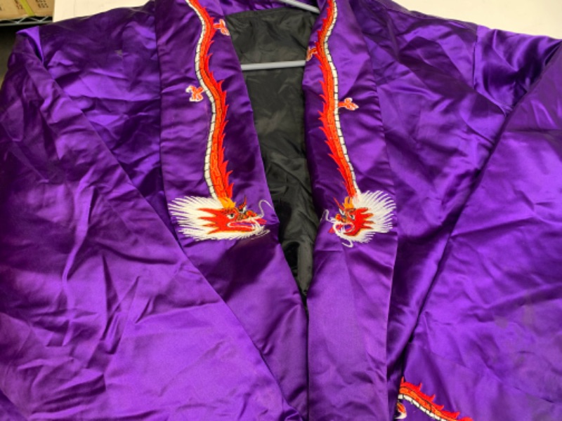 Photo 3 of 278698…Asian silk robe size large/Xlarge 