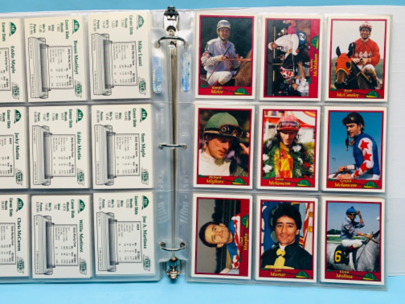 Photo 5 of 278703…230+ horse jockey cards in binder 