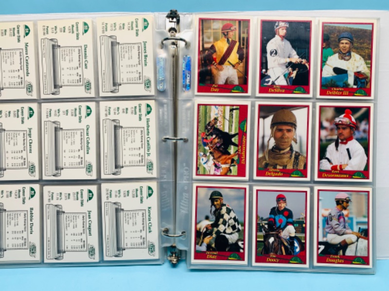 Photo 7 of 278703…230+ horse jockey cards in binder 