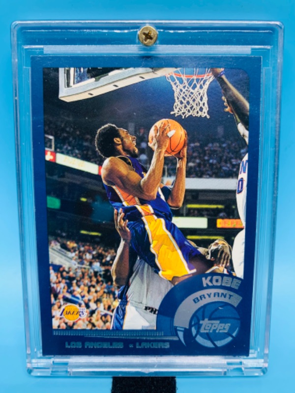 Photo 1 of 278717…topps Kobe Bryant card 25 in hard plastic case 