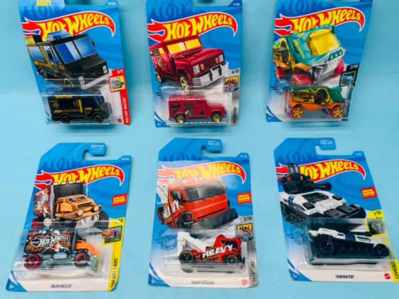 Photo 1 of 278748…6 hot wheels die cast trucks in original packages 