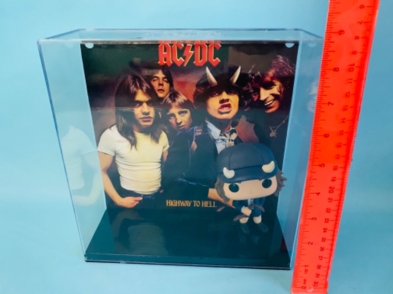 Photo 1 of 278751…Funko pop AC/DC highway to hell vinyl figure in 8 1/2” x 9” hard case 