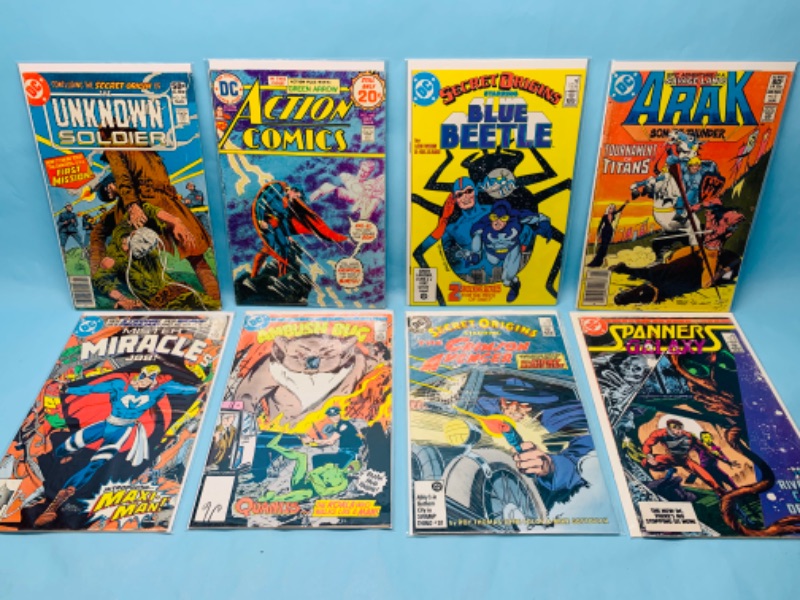 Photo 1 of 278766…8 vintage DC comics in plastic sleeves 
