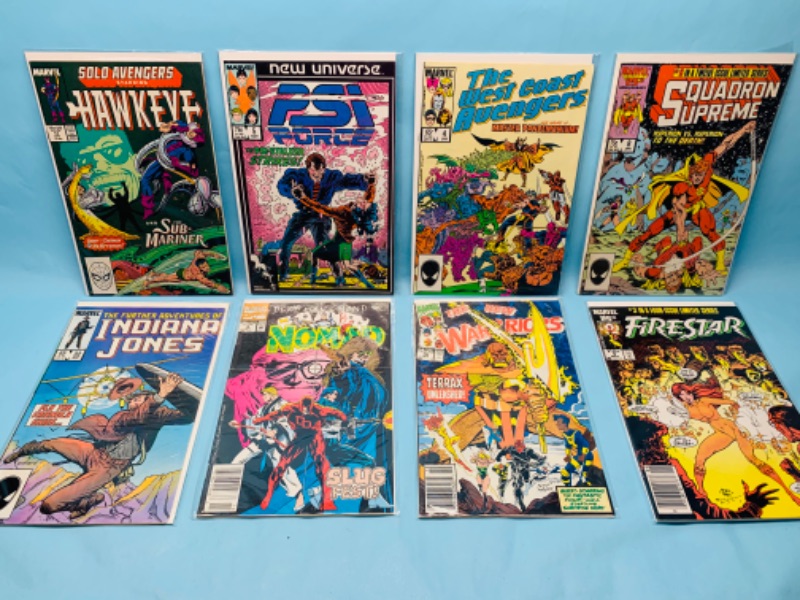 Photo 1 of 278774…8 vintage marvel comics in plastic sleeves 