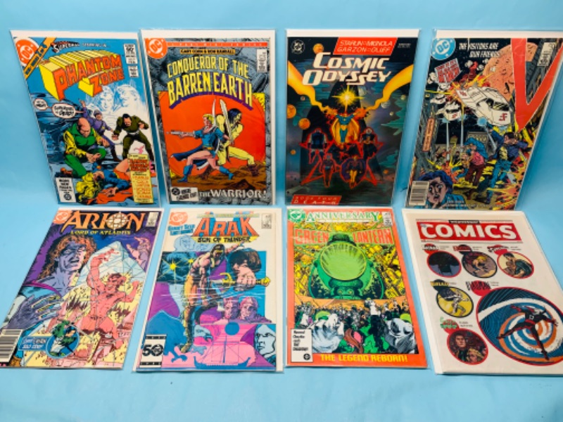 Photo 1 of 278776…8 vintage DC comics in plastic sleeves