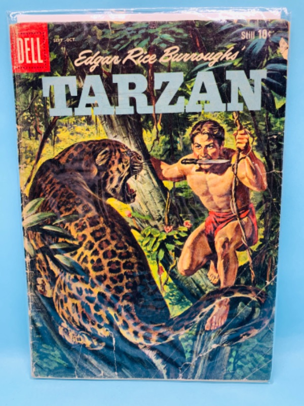 Photo 1 of 278779…vintage $.10 cent Tarzan comic in sleeve. Shows wear from age 