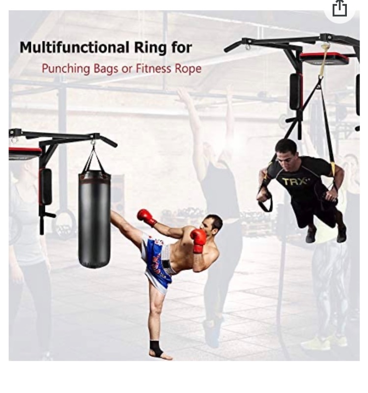 Photo 5 of 278798…multifunctional workout wall hanging station. Hip flexor, dips, pull ups, hang heavy bag and more new in box 