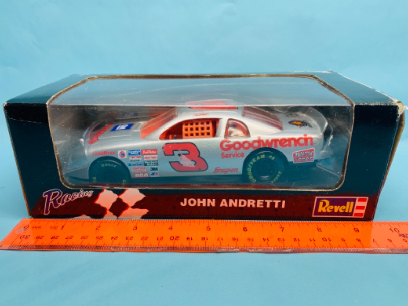 Photo 1 of 278818…Revell 8” John Andretti die cast car in original box 