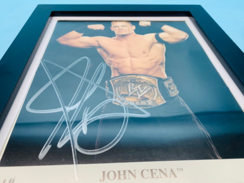 Photo 2 of 278822…framed autographed John Cena picture 