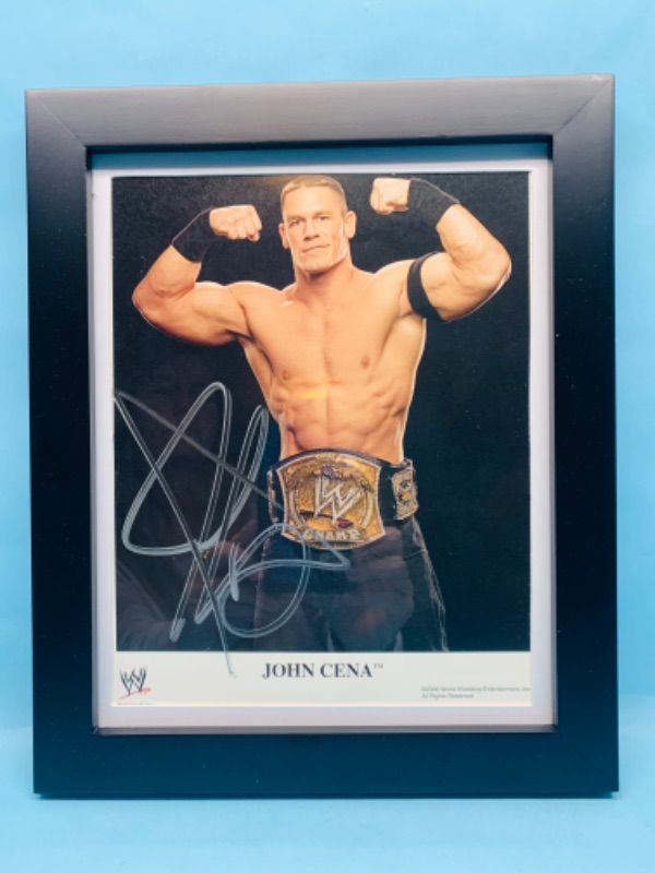 Photo 1 of 278822…framed autographed John Cena picture 