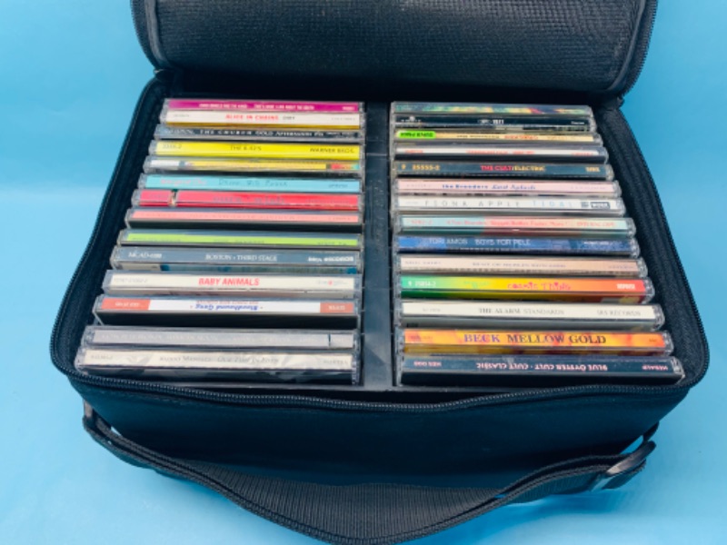 Photo 1 of 278832…28 music cd’s in carry case 