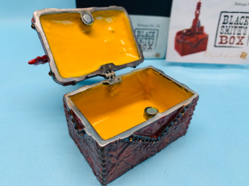 Photo 2 of 278837…artform jeweled and crystal enamel trinket box in box 