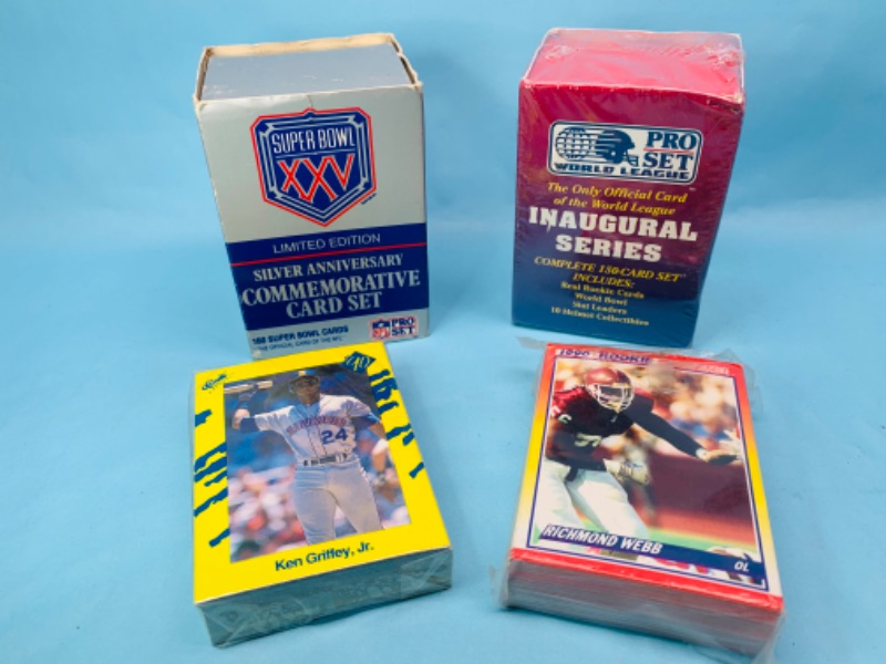 Photo 1 of 278844…4 packs of collectible sports cards