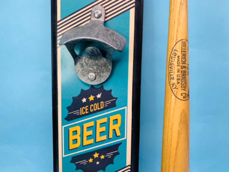 Photo 4 of 278852…beer bottle opener and mini Jim Rice baseball bat 