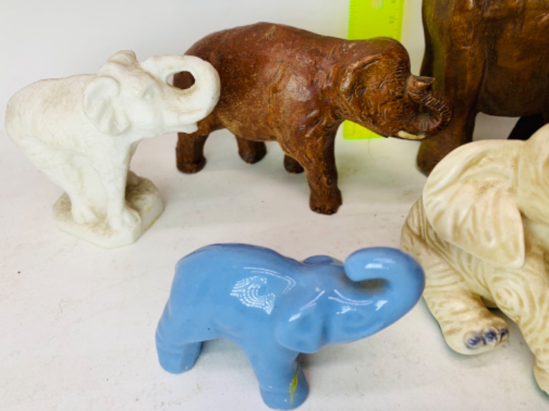 Photo 2 of 278863…5 vintage elephant figures 