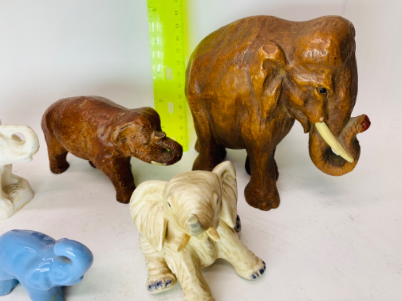 Photo 3 of 278863…5 vintage elephant figures 