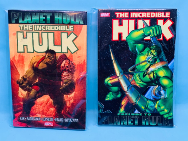 Photo 2 of 278911…2 hulk paperbacks- planet hulk and prelude to planet hulk novel books in plastic sleeves 