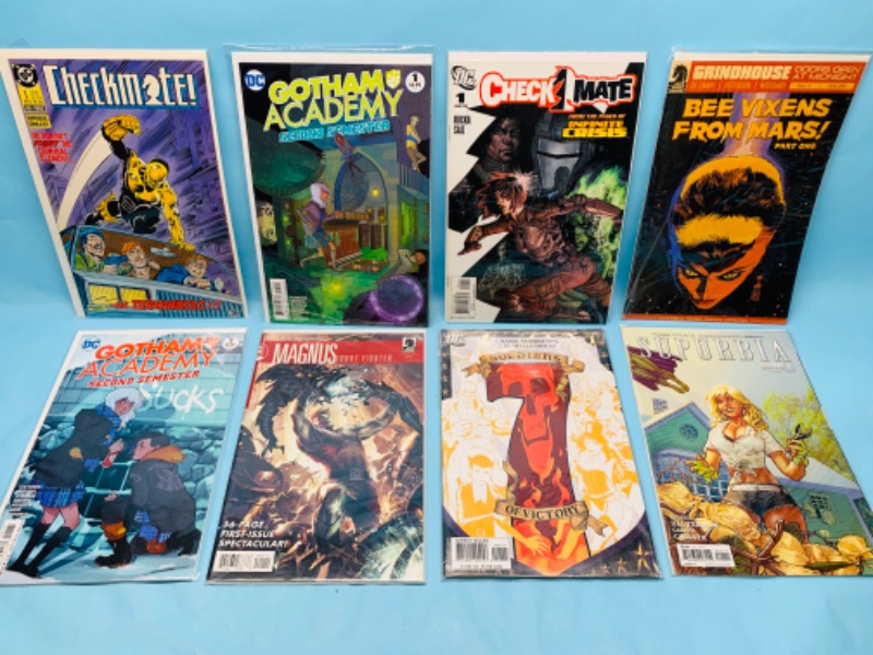 Photo 1 of 278912…8 comics all number ones in plastic sleeves