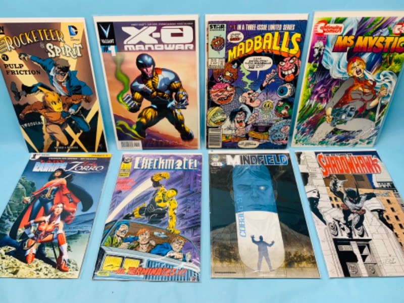 Photo 1 of 278916… 8 comics all number ones in plastic sleeves