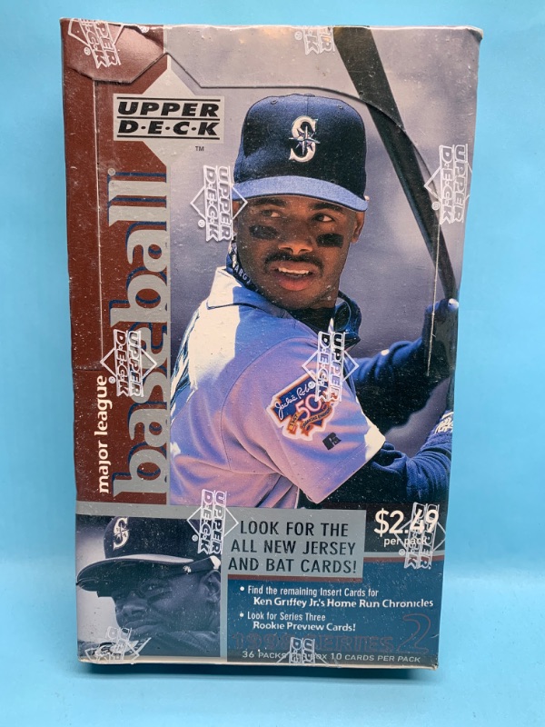 Photo 2 of 278926…sealed 1998 upper deck baseball 36 pack box 