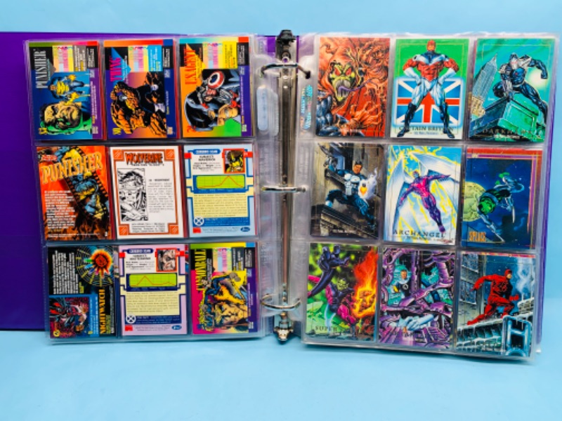 Photo 3 of 278965…171 misc comic cards in binder- not all pages are photographed 