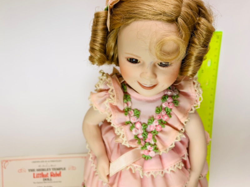Photo 3 of 278985…vintage Shirley temple porcelain doll with coa