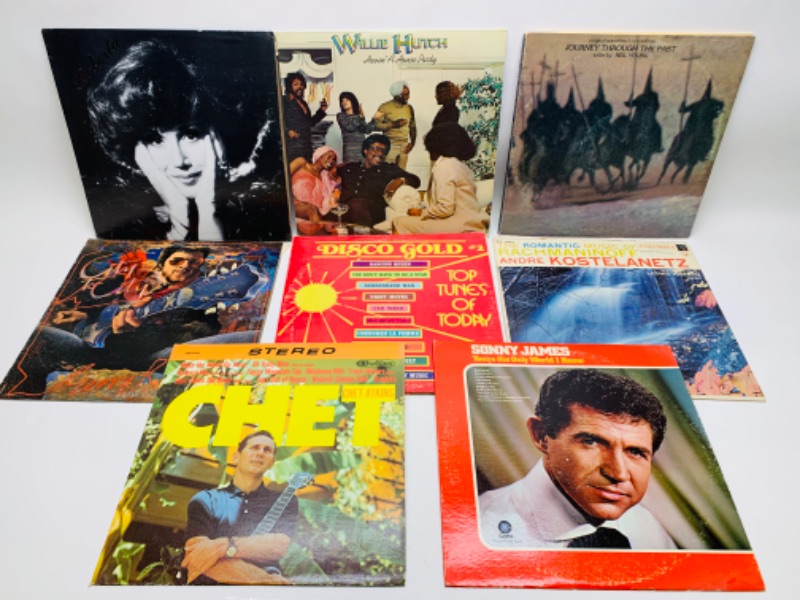 Photo 1 of 278998…8 vintage vinyl records- covers or records may have condition issues 