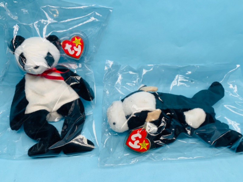 Photo 1 of 279022…2 ty beanie babies in plastic bags 