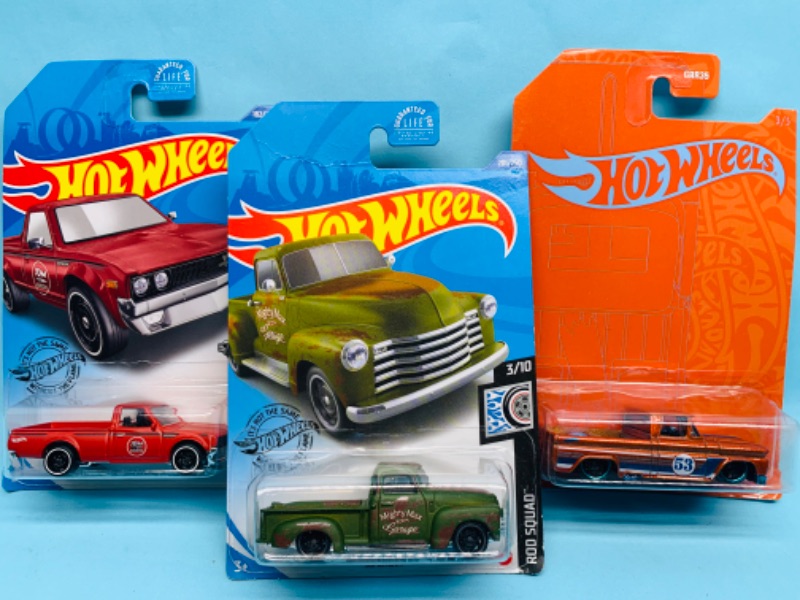 Photo 1 of 279033…3 hot wheels die cast trucks in original packages 