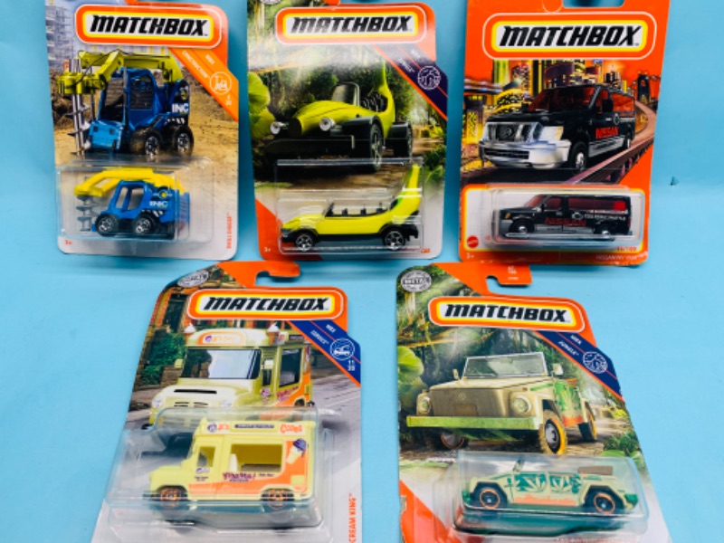 Photo 1 of 279037…5 matchbox die cast cars in original packages 