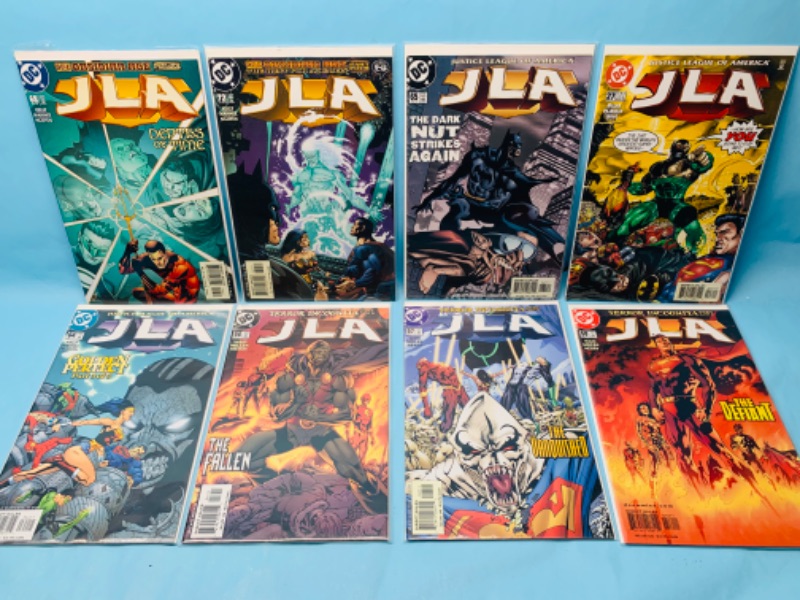 Photo 1 of 279059…8 JLA comics in plastic sleeves 