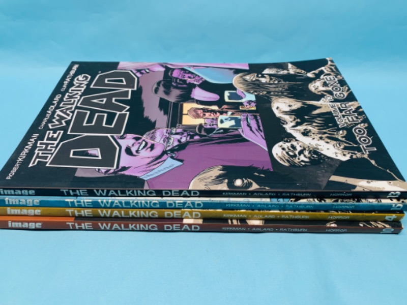 Photo 1 of 279062…4 walking dead paperback novels 