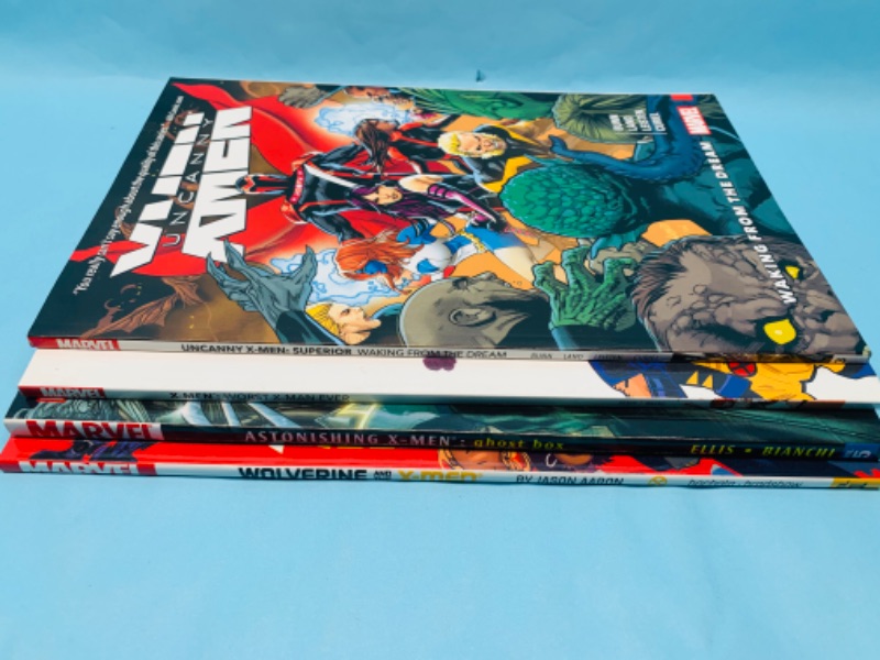 Photo 1 of 279063…4 x-men paperback novels 