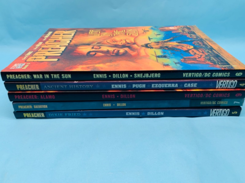 Photo 2 of 279066…5 preacher paperback novels 