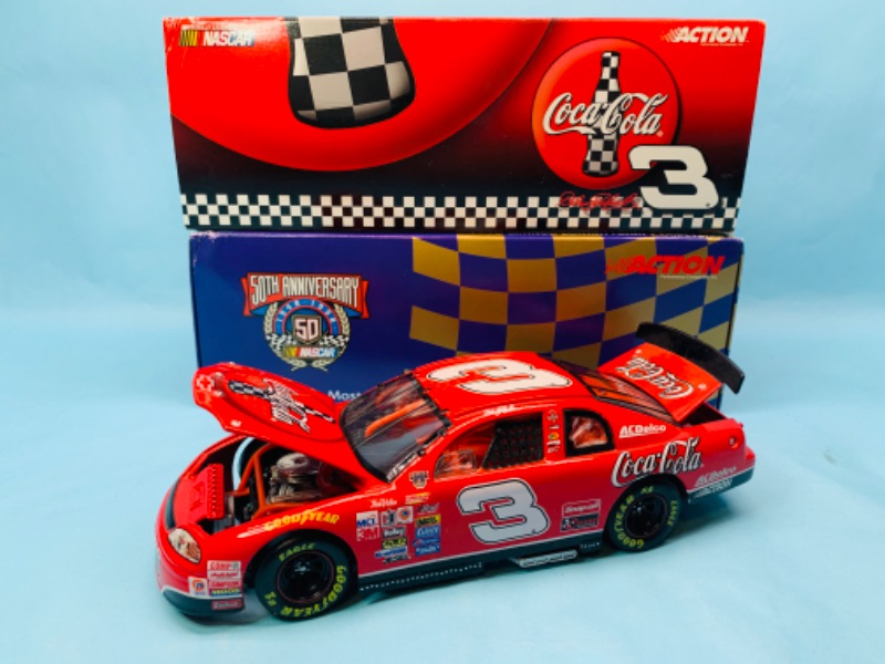 Photo 2 of 279067…large 8” action Dale Earnhardt Coca Cola die cast limited edition car in original box 