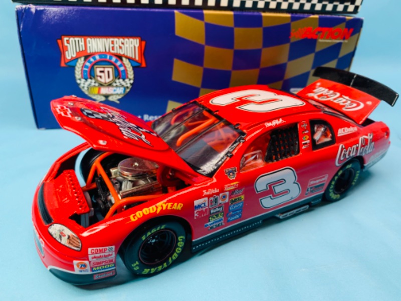 Photo 4 of 279067…large 8” action Dale Earnhardt Coca Cola die cast limited edition car in original box 