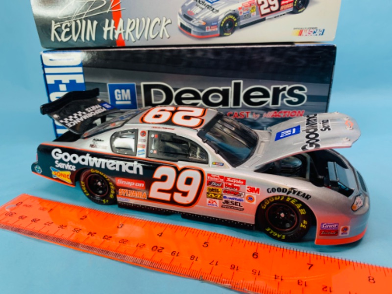 Photo 3 of 279068…large 8” action Kevin harvick 1:24 scale goodwrench die cast car in original box 