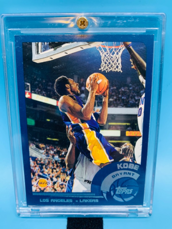 Photo 1 of 279081…topps Kobe Bryant card 25 in hard plastic case 