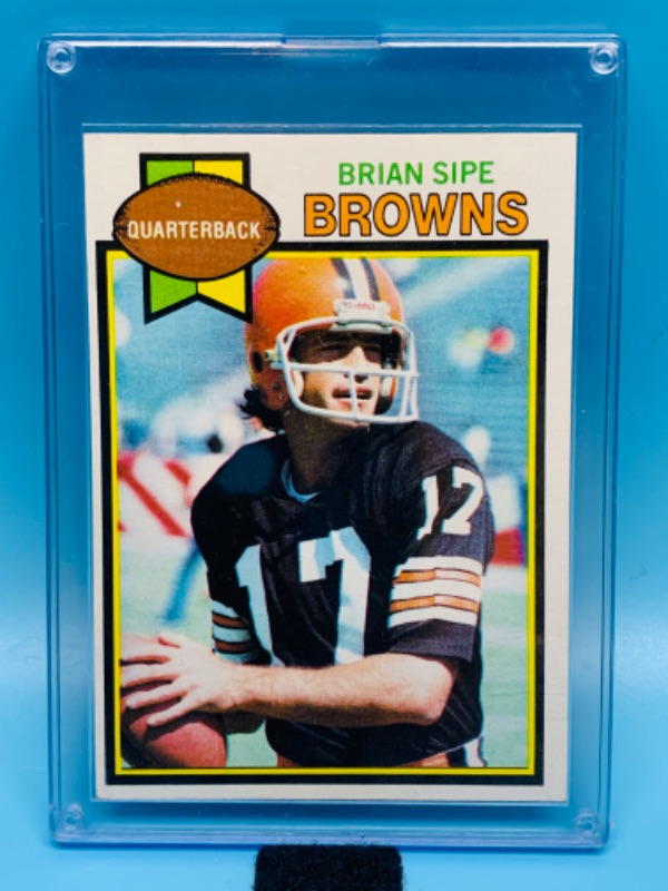 Photo 1 of 279085…topps Brian Sipe card 353 in hard plastic case 