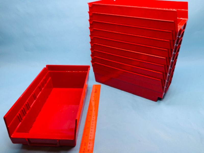 Photo 1 of 279111…10 stacking storage bins  12 inch